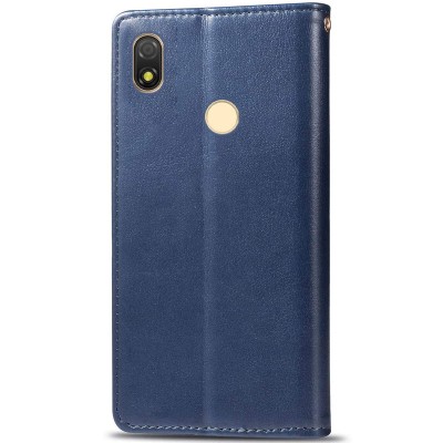 Кожаный чехол книжка GETMAN Gallant (PU) для TECNO POP 3 Синий