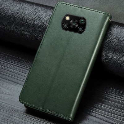 Кожаный чехол книжка GETMAN Gallant (PU) для Xiaomi Poco X3 NFC / Poco X3 Pro Зеленый Кожаный чехол книжка GETMAN Gallant (PU) для Xiaomi Poco X3 NFC / Poco X3 Pro Зеленый