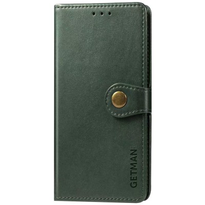 Кожаный чехол книжка GETMAN Gallant (PU) для ZTE Blade A31 Зеленый