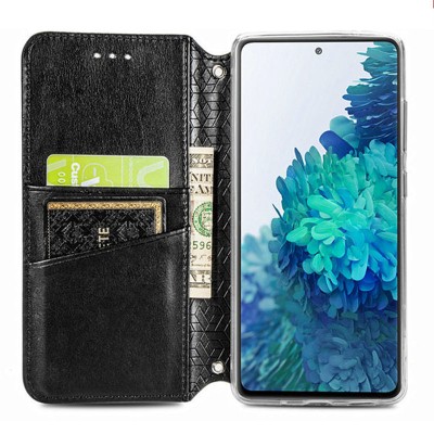 Кожаный чехол книжка GETMAN Mandala (PU) для ZTE Blade V2020 Smart Черный Кожаный чехол книжка GETMAN Mandala (PU) для ZTE Blade V2020 Smart Черный
