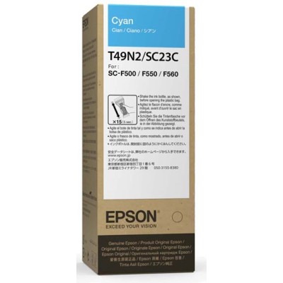 Купити Контейнер с чернилами Epson SC-F500 cyan (C13T49N200)