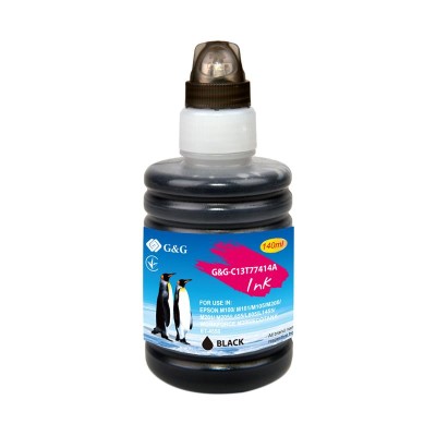 Контейнер с чернилами G&G для Epson M100,М105,М200,М205,L1455,L605,L655 black 140мл пигментные!