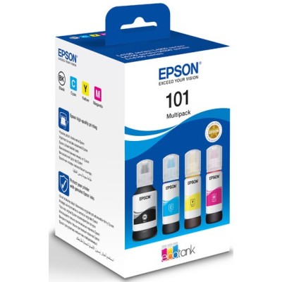 Контейнеры с чернилами Epson L4150/L4160 Multipack (C,M,Y,Bk) (C13T03V64A)