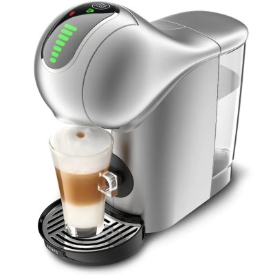 Кофеварка Krups капсульная Dolce Gusto Genio S Touch 0.8л, капсулы, сенсорное управление, серебристый (KP440E10)