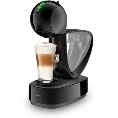 Кофеварка Krups капсульная Infinissima Touch 1.2л, капсулы, функция Espresso Boost, сенсорное управление, черный (KP270810)