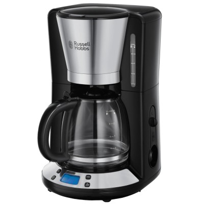 Купити Кофеварка Russell Hobbs капельная Victoty 1.25л, молотый, черно-серебристый (24030-56)