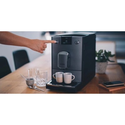 Кофемашина Nivona CafeRomatica 2.2л, зерно + молоко, автомат.капучинатор, авторецептов - 5, серебристый (NICR695)