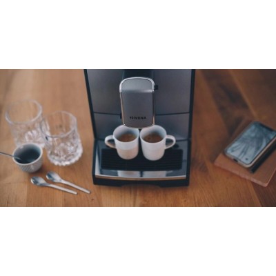 Кофемашина Nivona CafeRomatica 2.2л, зерно + молоко, автомат.капучинатор, авторецептов - 5, серебристый (NICR695)