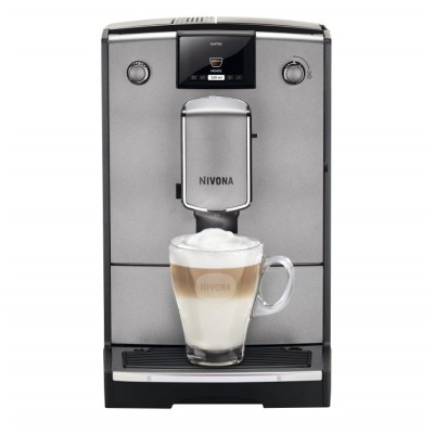 Кофемашина Nivona CafeRomatica 2.2л, зерно + молоко, автомат.капучинатор, авторецептов - 5, серебристый (NICR695)