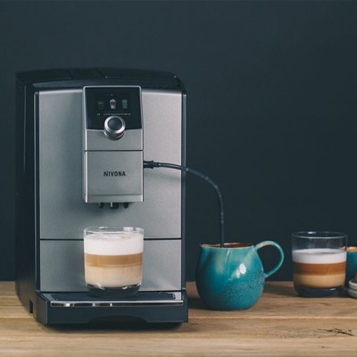 Кофемашина NIVONA CafeRomatica 2.2л, зерно + молоко, автомат.капучинатор, аторецептов - 7, серый (NICR795)