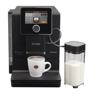 Кофемашина NIVONA CafeRomatica 2.2л, зерно + молоко, автомат.капучинатор, аторецептов - 9, черный (NICR960)
