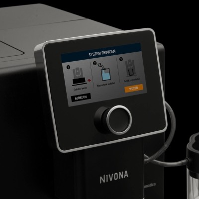 Кофемашина NIVONA CafeRomatica 2.2л, зерно + молоко, автомат.капучинатор, аторецептов - 9, черный (NICR960)