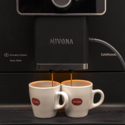 Кофемашина NIVONA CafeRomatica 2.2л, зерно + молоко, автомат.капучинатор, аторецептов - 9, черный (NICR960)
