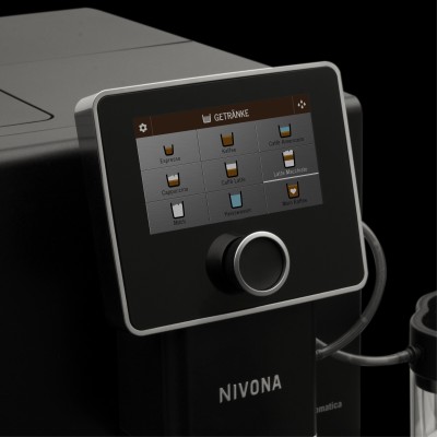 Кофемашина NIVONA CafeRomatica 2.2л, зерно + молоко, автомат.капучинатор, аторецептов - 9, черный (NICR960)