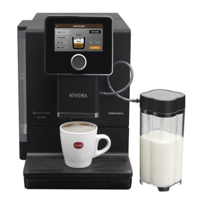 Кофемашина NIVONA CafeRomatica 2.2л, зерно + молоко, автомат.капучинатор, аторецептов - 9, черный (NICR960)
