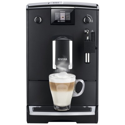 Кофемашина Nivona CafeRomatica 2.2л, зерно + молоко, авторецептов - 5, черный (NICR550)