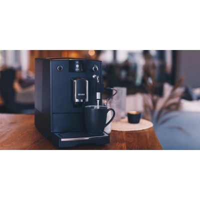 Кофемашина Nivona CafeRomatica 2.2л, зерно + молоко, авторецептов - 5, черный (NICR550)