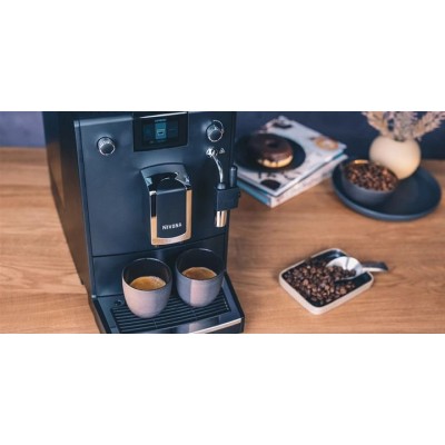 Кофемашина Nivona CafeRomatica 2.2л, зерно + молоко, авторецептов - 5, черный (NICR550)