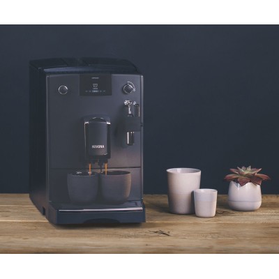 Кофемашина Nivona CafeRomatica 2.2л, зерно + молоко, авторецептов - 5, черный (NICR550)