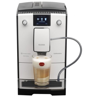 Кофемашина NIVONA CafeRomatica, 2,2л, зерно+мол., автомат.капуч, аторецептов-7, бело-черный (NICR779)