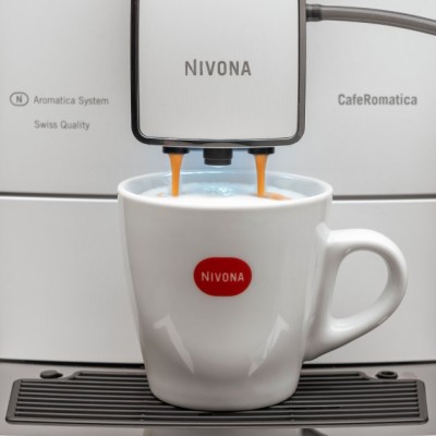Кофемашина NIVONA CafeRomatica, 2,2л, зерно+мол., автомат.капуч, аторецептов-7, бело-черный (NICR779)