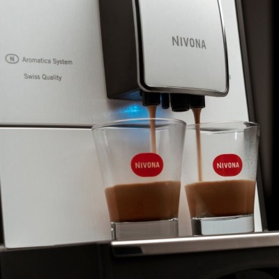 Кофемашина NIVONA CafeRomatica, 2,2л, зерно+мол., автомат.капуч, аторецептов-7, бело-черный (NICR779)