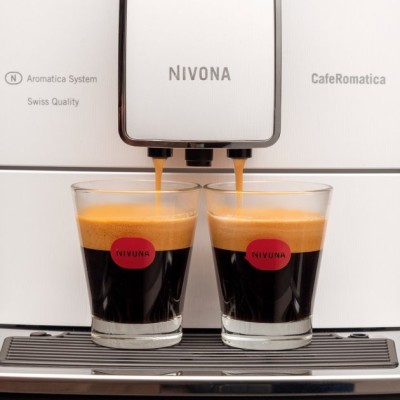 Кофемашина NIVONA CafeRomatica, 2,2л, зерно+мол., автомат.капуч, аторецептов-7, бело-черный (NICR779)