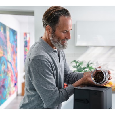 Кофемашина Nivona CUBE, 1.5л, зерно, автомат.капуч, авторецептов -4, черный (CUBE4106)