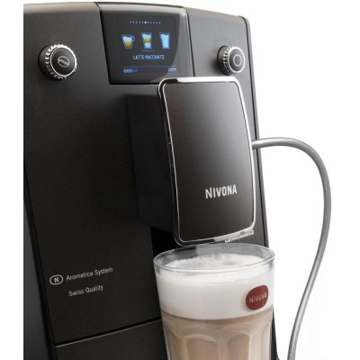 Кофемашина Nivona CafeRomatica , 2,2л, зерно+мол., автомат.капуч, авторецептов -10, черный (NICR759)