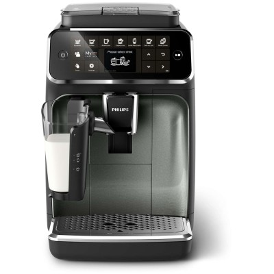Купити Кофемашина Philips Series 4300 1.8л, зерно + молоко, автомат.капучинатор, авторецептов - 8, черный (EP4349/70)