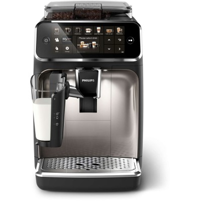 Кофемашина Philips Series 5400 1.8л, зерно + молоко, автомат.капучинатор, авторецептов - 12, черный (EP5447/90)