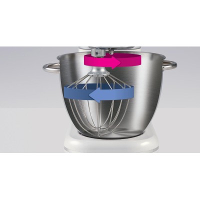 Купити Кухонная машина Gorenje 1000Вт, чаша-металл, корпус-металл, насадок-3, металл (MMC1000XE)