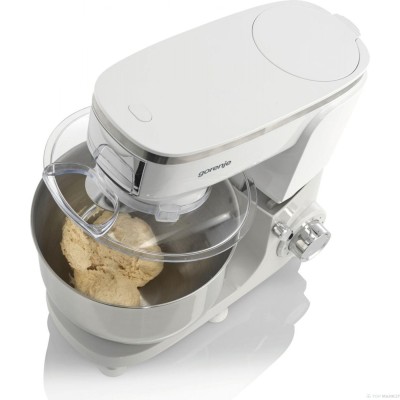 Кухонная машина Gorenje 1000Вт, чаша-металл, корпус-металл/пластик, насадок-6, белый (MMC1005W)