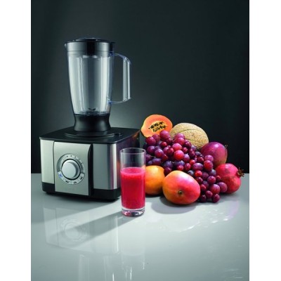 Кухонная машина Gorenje 1100Вт, чаша-пластик, корпус-металл/пластик, насадок-9, чорний (SBR1000BE)