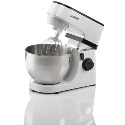 Кухонная машина Gorenje 800Вт, чаша-металл, корпус-пластик, насадок-3, белый (MMC700LBW)