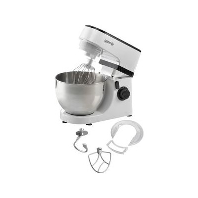 Купити Кухонная машина Gorenje 800Вт, чаша-металл, корпус-пластик, насадок-3, белый (MMC700LBW)