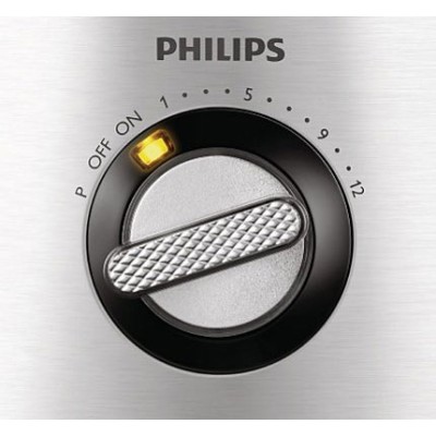 Кухонная машина Philips Avance Collection 1300Вт, чаша-пластик, корпус-металл, насадок-12, металл-черный (HR7778/00)