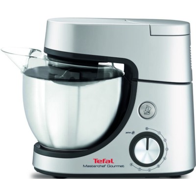 Купити Кухонная машина Tefal Masterchef Gourmet 1100Вт, чаша-металл, корпус-пластик, насадок-6, серый (QB516D38)