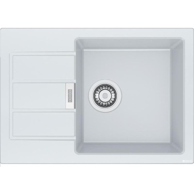 Кухонні мийки Franke SID 611-62 Slim/тектонайт/біла/620х435х200/Нідерланди/сифон в комплекті (114.0497.939)