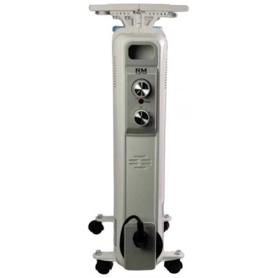 Масляный радиатор RM Electric, 9 секций, 2000Вт, 20м кв., 3 режима работы, дополнительно увлажнитель и вешалка-сушилка (RM-02002