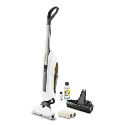 Машина поломоечная Karcher безпроводная FC 5 Cordless Premium, 165Вт, конт пыл -0.2л, вода -0.4л, автон. 