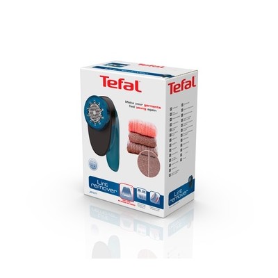 Машинка для удаления катышков Tefal, большая площадь лезвий, ААx2 в компл, синий (JB1011E0)