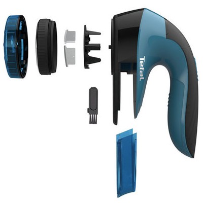 Машинка для удаления катышков Tefal, большая площадь лезвий, ААx2 в компл, синий (JB1011E0)