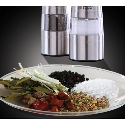 Купити Мельницы для соли и перца Russell Hobbs 23460-56, ААх4, керамические жернова, стальной (23460-56)