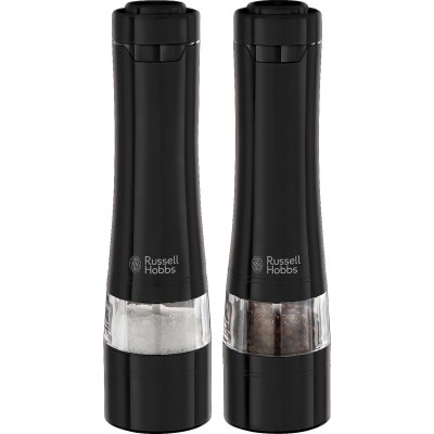 Мельницы для соли и перца Russell Hobbs 28010-56 Black, ААх4, керамические жернова, черный (28010-56)
