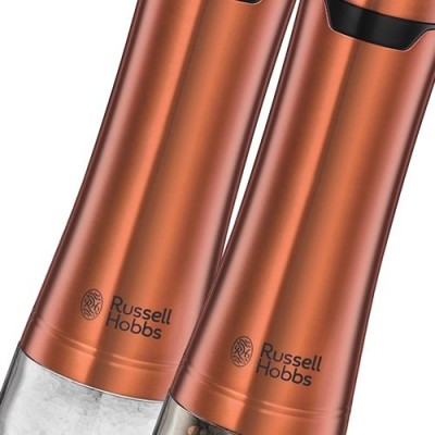 Мельницы для соли и перца Russell Hobbs 28011-56, керамические жернова, бронзовый (28011-56)