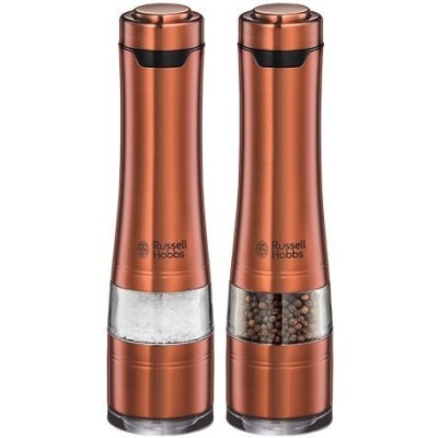 Мельницы для соли и перца Russell Hobbs 28011-56, керамические жернова, бронзовый (28011-56)