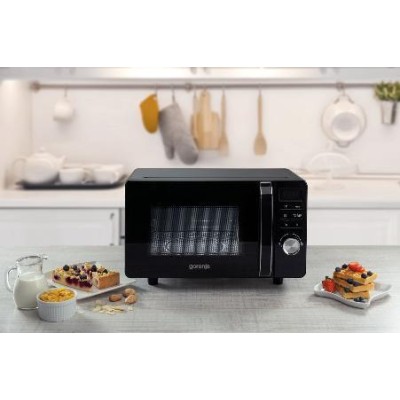 Купити Микроволновая печь Gorenje MO20S4BC/ 20 л/700 Вт./электронное упр./LED-дисплей/черный (MO20S4BC)