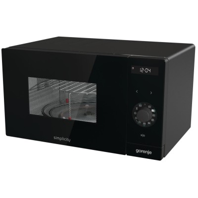 Микроволновая печь Gorenje MO235SYB/Simplicity/23 л/900 Вт./электронное упр/гриль/дисплей/ черная (MO235SYB)