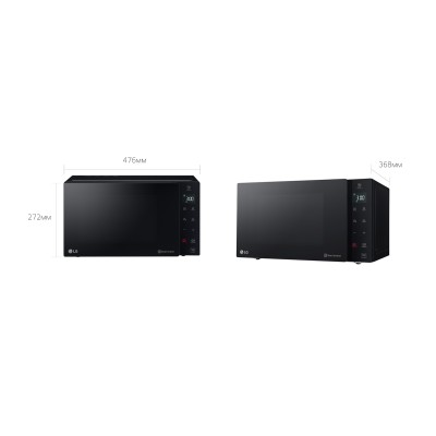 Купити Микроволновая печь LG MS2595GIS, 25 л, 1000 Вт, Инвертор, электронное управление, Черный (MS2595GIS)